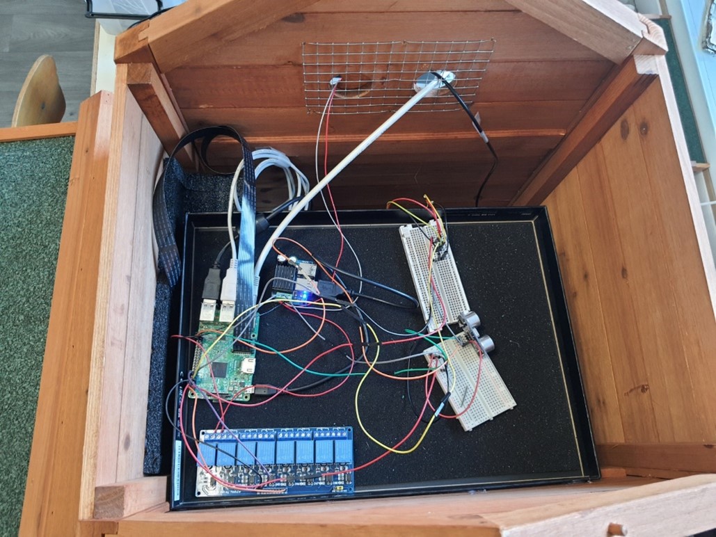 Projet poulailler connecté - Image d'un poulailler avec système IoT