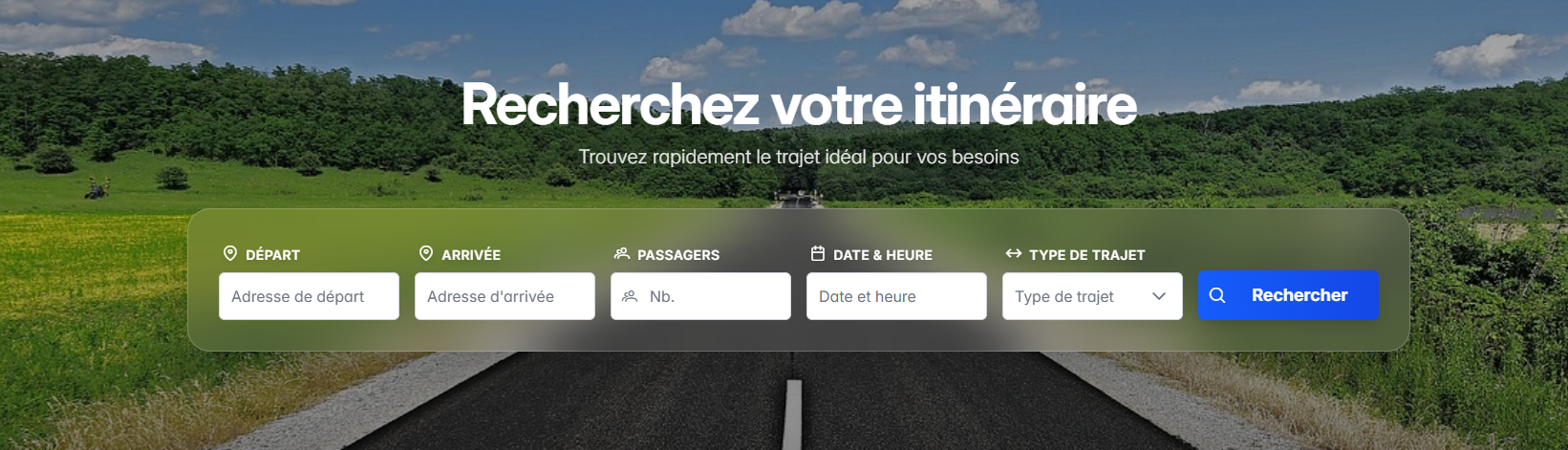 Site réservation VTC